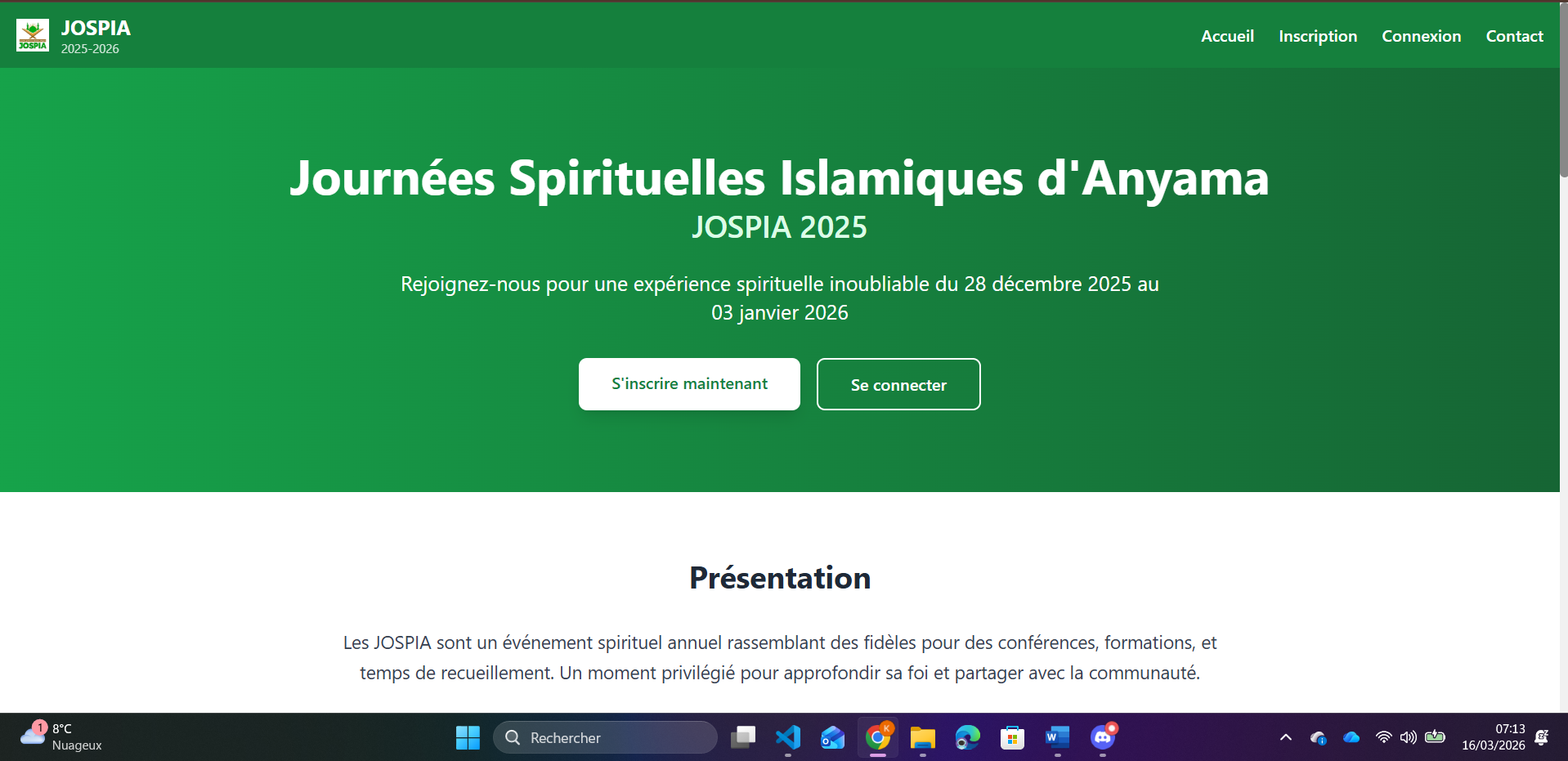 Projet Jospia